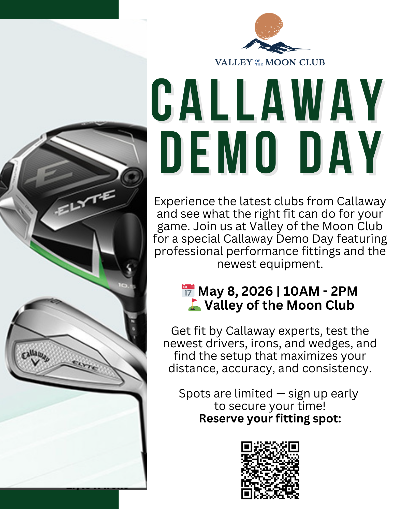 Callaway Demo Day VOM Flyer