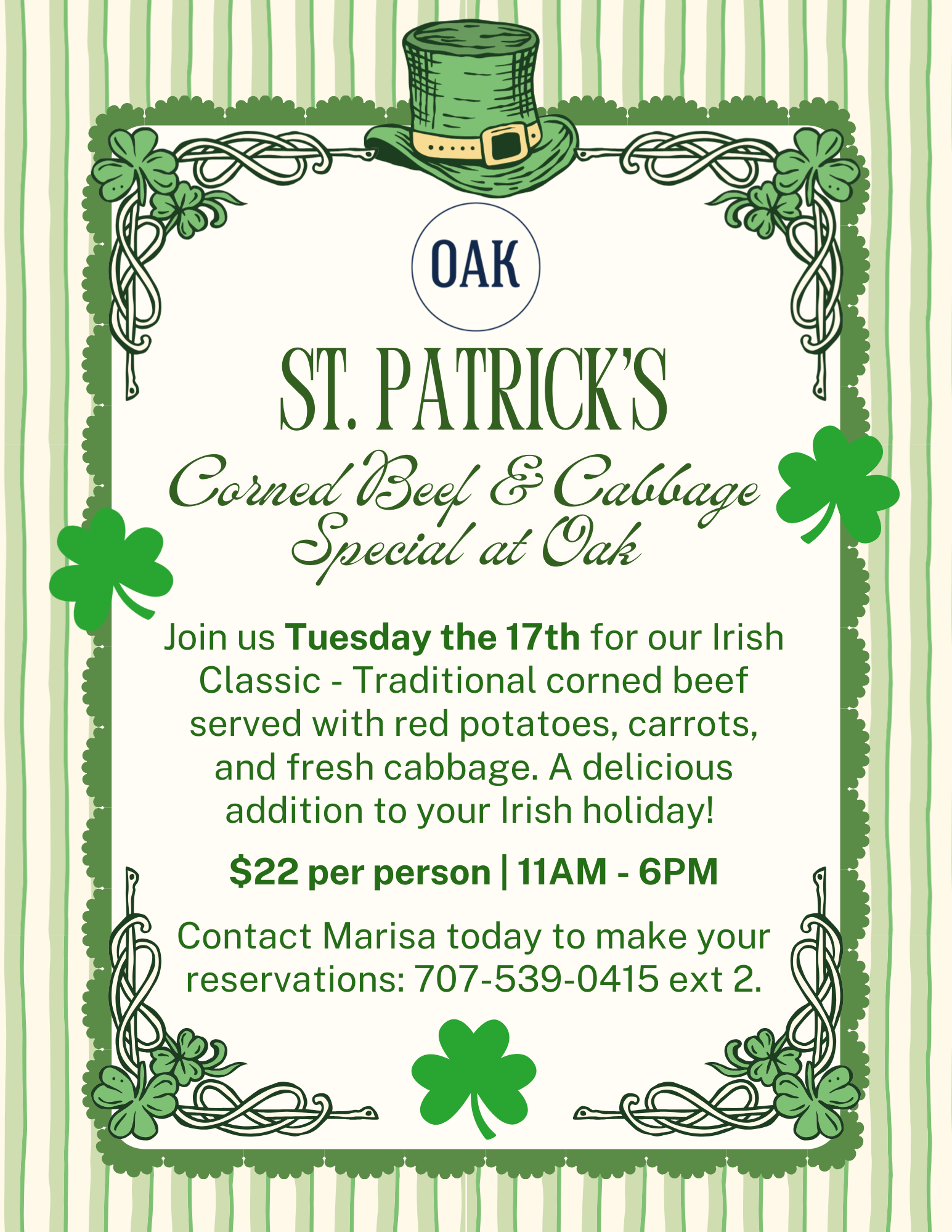 St. Patricks Special VOM Oak Flyer 1