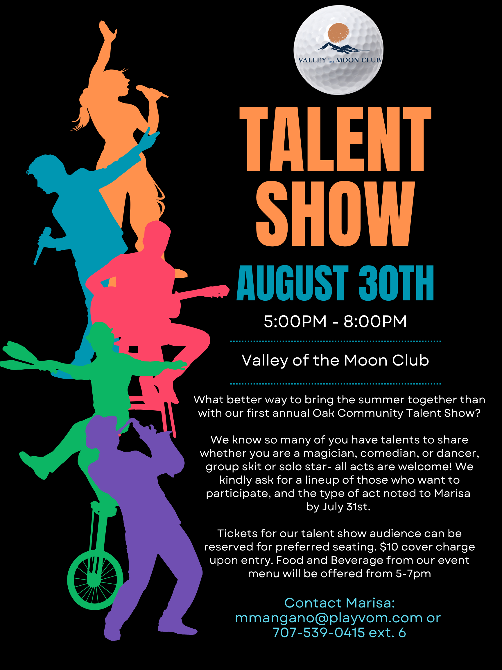 Talent Show VOM Flyer