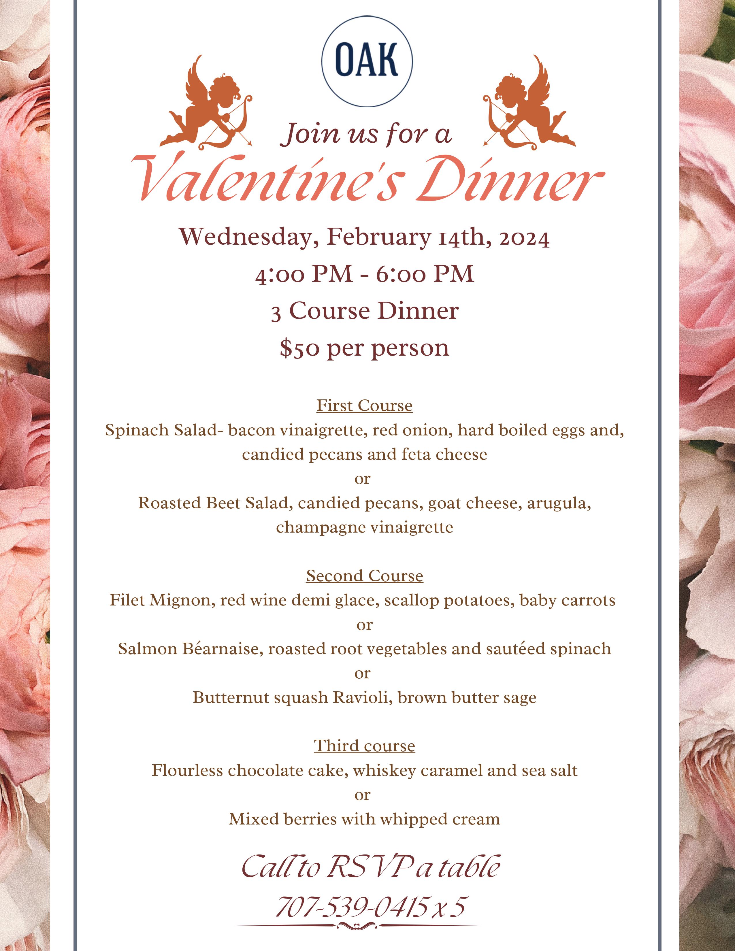 VOM Valentines Dinner Flyer